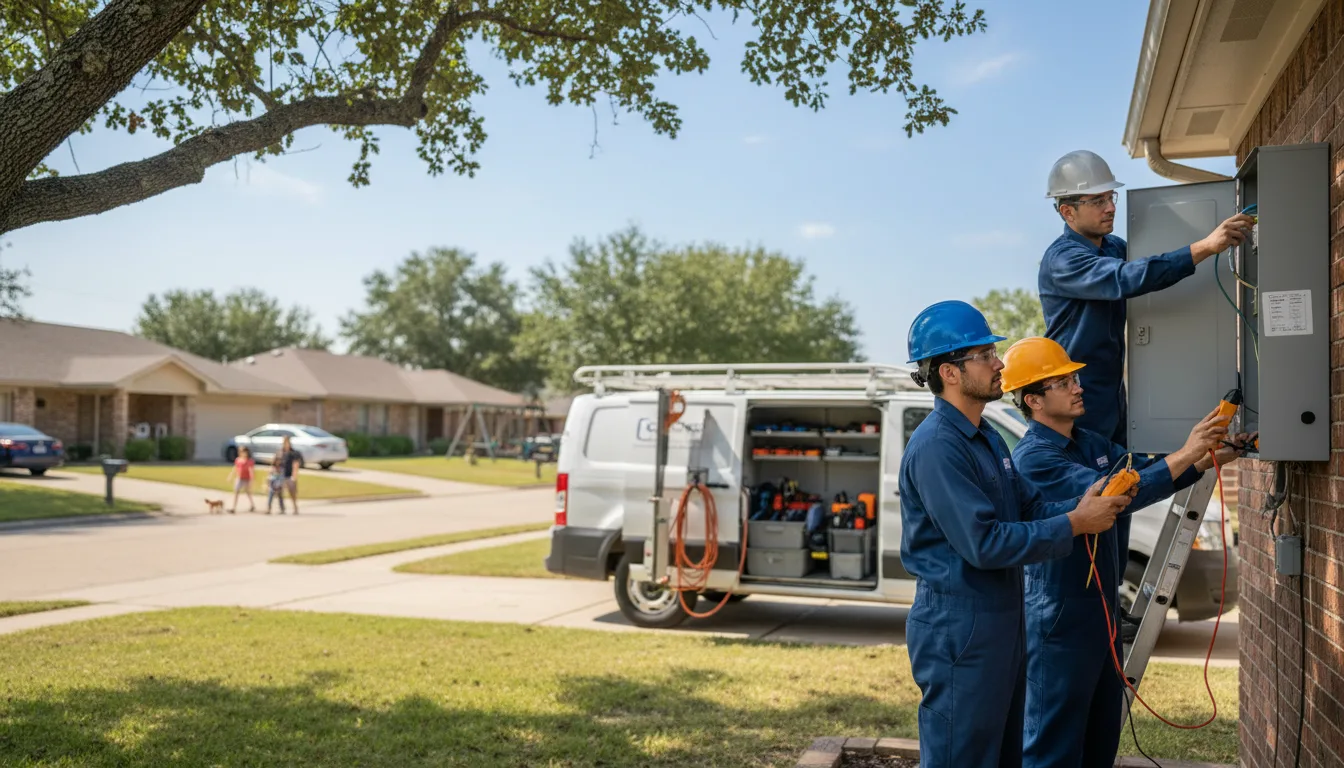 Certified electrician providing emergency electrical services in Sieper, LA